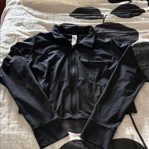 Fabletics Black Zip-Up Jacket